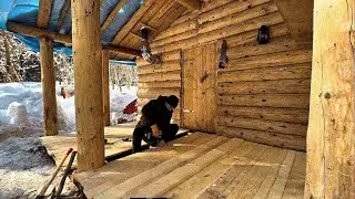 I Built a DREAM Terrace in a Log Cabin