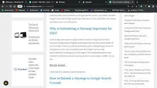 How to submit sitemap in google search console