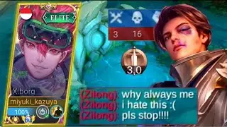 EVEN BUFFED ZILONG CAN'T HANDLE THIS XBORG DAMAGE BUILD!!😳 XBORG BEST BUILD 2023 | MLBB