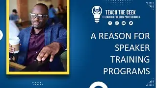 Why Should there be Speaker Training Programs for Technical Staff?