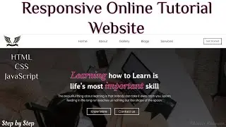 Complete Responsive Website using HTML , CSS and JavaScript.