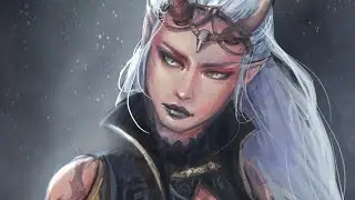 Elven Vampire - Elder Scrolls Online - Fan Art | Speedpaint