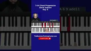 Learn this 7-3-6 Chord Progression by David Jackson #pianotutorial #piano