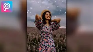 UBAH BACKGROUND LANGIT I Cara Edit Foto Aesthetic Di PicsArt