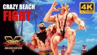 Zangief Dominates Alex - SFV - 4K/Slow Motion