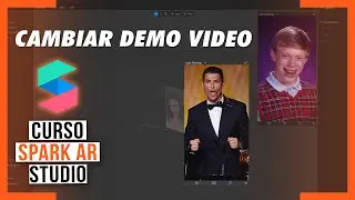 How to change the VIDEO DEMO in SPARK AR STUDIO 🤳 | VIDEO PREVIEW