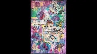 Art Journal Page - Using Your Scraps