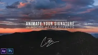 How to ANIMATE YOUR SIGNATURE in Adobe After Effects.