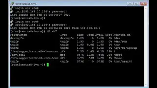 Installation of CentOS 8 with LVM
