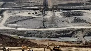 Qəbələ su anbarı tikintisi