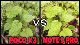 POCO X3 vs REDMI NOTE 9 PRO CAMERA TEST