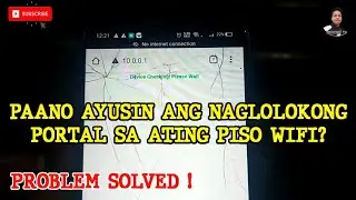 Paano ayusin ang naglolokong portal sa ating piso wifi? PROBLEM SOLVED!