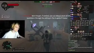 xQc gets Mic Spammed by Snipers so much that Admins decide to tell him that he can mute them