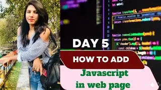 How to add JavaScript to Web Pages? / JavaScript : Day 5 / Web Development / JS 