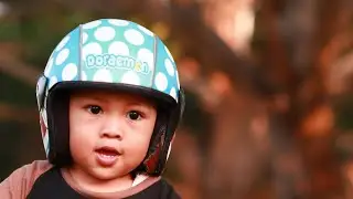 #2 BELAJAR PUSH BIKE - BERDIRIKAN SEPEDA SENDIRI
