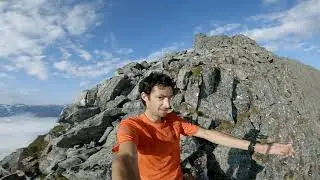 Kilian Jornet  corriendo crestas