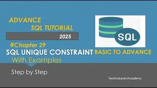 MS SQL Unique Constraint | Learn How to Use Unique Constraint in SQL | Unique Constraint with Expl