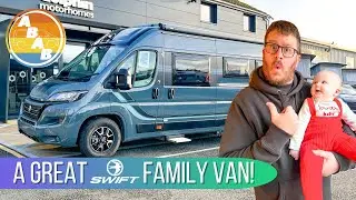 IMPRESSIVE FAMILY CAMPER VAN | 4 BIG Berths and Rear Lounge! | 2024 Swift Carrera 184