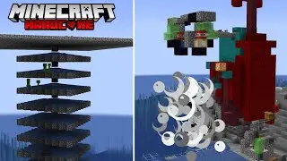 BUILDING OP FARMS IN HARDCORE MINECRAFT (#2)