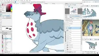 Coloring Lambeosaurus aka lasso fill my beloved