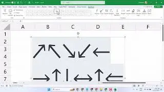 How to Insert DIAGONAL ARROW in Excel