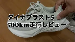 【ダイナブラスト5】700km走ってみた【シューズレビュー】