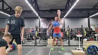 Тренировка рывка от Маркова Ивана 32 кг