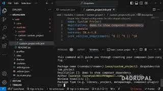 Manage dependencies in custom module with composer Drupal 10, Drupal 9 | D4Drupal