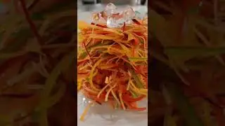 Making a colourful Side salad Garnish #special #chef #cheflife #shortvideo #shorts #bangalore