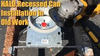 How to Install New Construction Halo Recessed Cans in Old Work