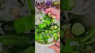 Маринованные овощи с шампиньонами на зиму