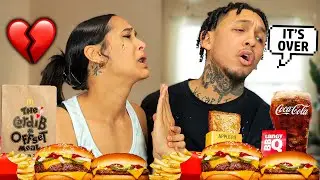 WE'RE BREAKING UP PRANK ON WIFE MUKBANG