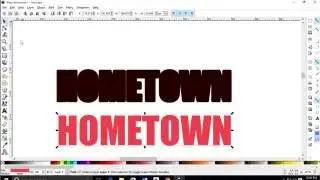 Adding Shadow Effect to Text - Inkscape Classroom