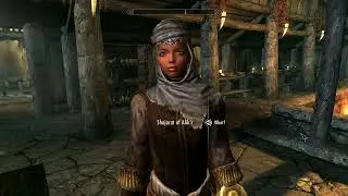 Skyrim Alik'r Follower Mod - Shajarat of Alik'r talks about her merchant background