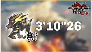 [MHR:SB] Furious Rajang Gunlance 3'10