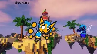 Jugando bedwars con Jeco!!