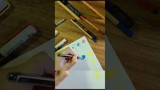 Swatching new supplies 💖🖌 