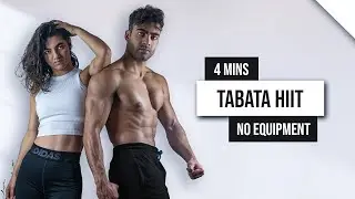 LOSE BELLY FAT IN 30 DAYS (4 Min Tabata HIIT Workout)