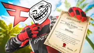 Acting like a FaZe Member then POPPING OFF with a SNIPER (HILARIOUS)