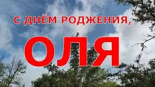С ДНЁМ РОЖДЕНИЯ, ОЛЯ