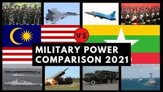Malaysia vs Myanmar Military Power Comparison [2021] - Leader, Aircraft, Submarine, etc