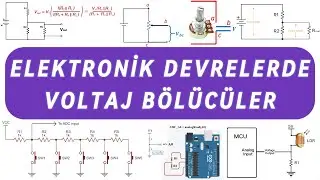 Gerilim Bölücü Nedir? | Elektronik Devrelerde Kullanımı ve Uygulamaları    #elektronik  #gerilim