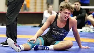 U20 Janno Iljas (EST) vs Max Hristjuk (EST) 77kg final! Greco-roman men wrestling tournament.