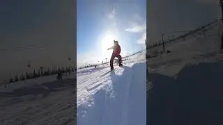 Шерегеш, сноупарк Варя на каскаде