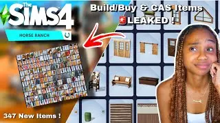 🚨 LEAKED Horse Ranch Items! 😳 BUILD & BUY & CAS OVERVIEW + 347 New Items !!