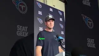 Ryan Tannehill speaks on DeAndre Hopkins’ visit with the #Titans 👀 #tennesseetitans #shorts #nfl
