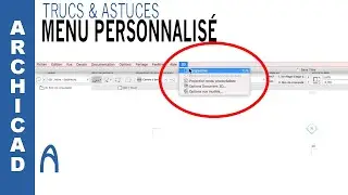 Archicad   Nouveau menu   Apprendre Archicad Facilement Formation