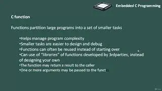 108: Function in embedded C