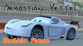 Sebastian Vettel International Racers Mod - Battle Race Buckingham Sprint - Cars 2 The Video Game HD
