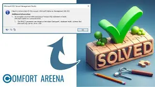 Solved - The SELECT permission was denied on the object 'Items', database 'db', schema 'dbo'.